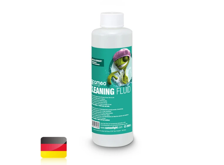 Cameo CLEANING FLUID 0.25L Special fluid for cleaning fog machines 